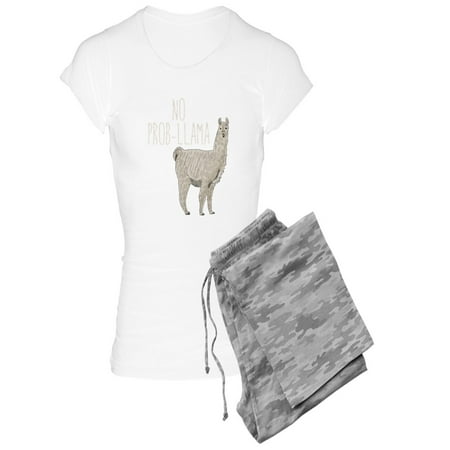 CafePress - No Prob Llama - Women s Light Pajamas