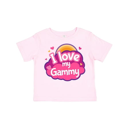 Inktastic I Love My Gammy Granddaughter Gift Toddler Toddler Girl T-Shirt