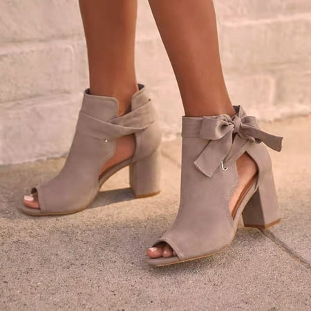 TUTUnaumb Women s Sandals Size 5.5 High Heel Fishbill Shoes Women s Large Hollow Bowknot Fashion Versatile Outwear Coarse Heel Sandals Chunky High Heel Side Bow Women s Shoes-Gray
TUTUnaumb Women s Sandals Size 5.5 High Heel Fishbill Shoes Women s Large Hollow Bowknot Fashion Versatile Outwear Coarse Heel Sandals Chunky High Heel Side Bow Women s Shoes-Gray