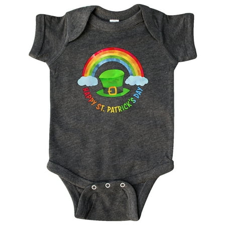 Inktastic Happy St. Patrick s Day Rainbow and Hat Gift Baby Boy or Baby Girl Bodysuit 
Inktastic Happy St. Patrick s Day Rainbow and Hat Gift Baby Boy or Baby Girl Bodysuit