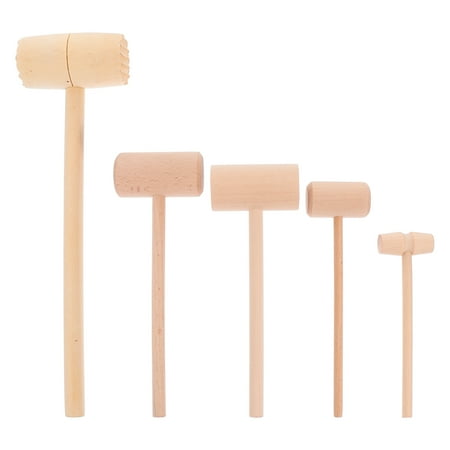 5Pcs Wooden Crab Mallet Lobster Cracking Mallets Seafood Cracking Hammers (Log Color)
5Pcs Wooden Crab Mallet Lobster Cracking Mallets Seafood Cracking Hammers (Log Color)