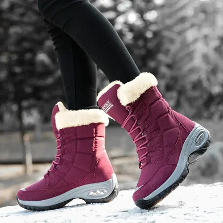 Women‘s Thick-soled Faux Fur Lined Boots Winter Thermal Insulated Snow Shoes Women‘s Footwear
Women‘s Thick-soled Faux Fur Lined Boots Winter Thermal Insulated Snow Shoes Women‘s Footwear