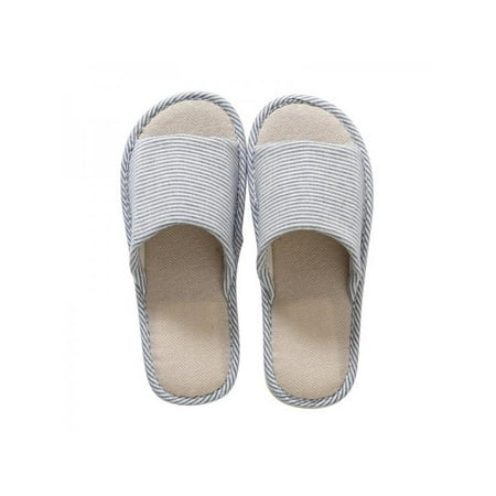 VICOODA Linen Indoor Home Slippers Garden Homewares Unisex 43/44