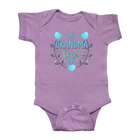 Inktastic My Grandma Loves me- painted flowers and hearts Gift Baby Boy or Baby Girl Bodysuit
Inktastic My Grandma Loves me- painted flowers and hearts Gift Baby Boy or Baby Girl Bodysuit