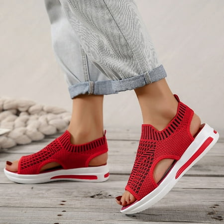 〖Yilirongyumm〗 Red 42 Sandals Women Mesh Platform Fish Breathable Ladies Mouth Fashion Sandals Size Colorblock Large Women s Sandals
〖Yilirongyumm〗 Red 42 Sandals Women Mesh Platform Fish Breathable Ladies Mouth Fashion Sandals Size Colorblock Large Women s Sandals