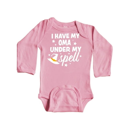 Inktastic I Have My Oma Under My Spell with Cute Witch Hat Gift Baby Boy or Baby Girl Long Sleeve Bodysuit
Inktastic I Have My Oma Under My Spell with Cute Witch Hat Gift Baby Boy or Baby Girl Long Sleeve Bodysuit