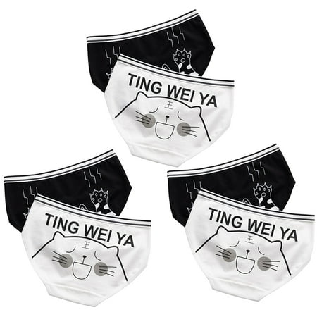 NUOLUX 6Pcs Cartoon Women Briefs Breathable Cotton Knickers Girls Underpants Fashion Underwear Size L Random Color
NUOLUX 6Pcs Cartoon Women Briefs Breathable Cotton Knickers Girls Underpants Fashion Underwear Size L Random Color