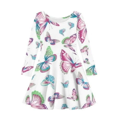 TOADDMOS Butterfly Trendy Thin Dress for Girls Customized Children Outfits Vintage Kids Dress Shirts Size 2XL
TOADDMOS Butterfly Trendy Thin Dress for Girls Customized Children Outfits Vintage Kids Dress Shirts Size 2XL
