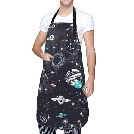 Cauagu Galaxy2 Aprons with Pockets Waterproof Apron for Women Kitchen Cooking Apron Adjustable Bib Aprons Chef Apron for Cooking Drawing Crafting
Cauagu Galaxy2 Aprons with Pockets Waterproof Apron for Women Kitchen Cooking Apron Adjustable Bib Aprons Chef Apron for Cooking Drawing Crafting