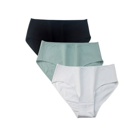 Women s Plus Size Cotton Briefs Stretch Seamless Underwear Soft Mid Rise Underpants 3 Pack
Women s Plus Size Cotton Briefs Stretch Seamless Underwear Soft Mid Rise Underpants 3 Pack