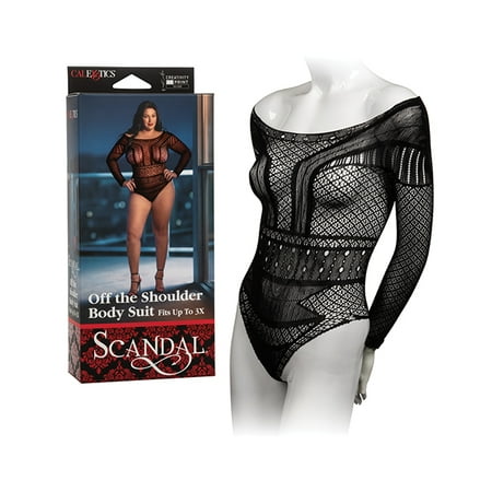 CalExotics - Scandal Plus Size Off the Shoulder Body Suit
