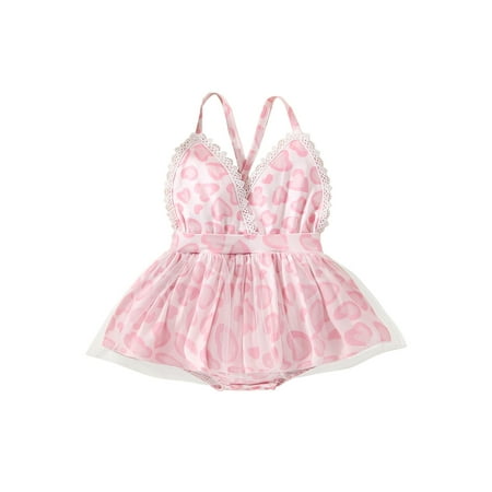 Multitrust Baby Girl Floral Romper No Sleeve V Neck Lace Mesh High Waist Toddlers Short Bodysuit
Multitrust Baby Girl Floral Romper No Sleeve V Neck Lace Mesh High Waist Toddlers Short Bodysuit