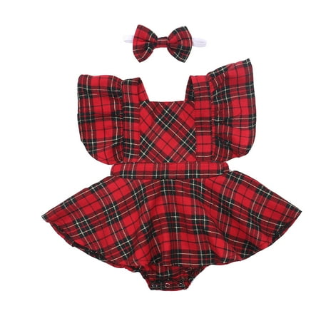 Bagilaanoe Newborn Baby Girl Christmas Rompers Dress Plaid Sleeveless Ruffles Bodysuit + Headband 6M 12M 18M 24M Infant One Piece Jumpsuit
Bagilaanoe Newborn Baby Girl Christmas Rompers Dress Plaid Sleeveless Ruffles Bodysuit + Headband 6M 12M 18M 24M Infant One Piece Jumpsuit
