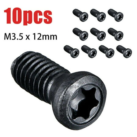 Minxio 10pcs M2.5 M3.5 Torx Screws For Replaces Carbide Insert CNC Lathe Tools M3.5 x 12mm
Minxio 10pcs M2.5 M3.5 Torx Screws For Replaces Carbide Insert CNC Lathe Tools M3.5 x 12mm
