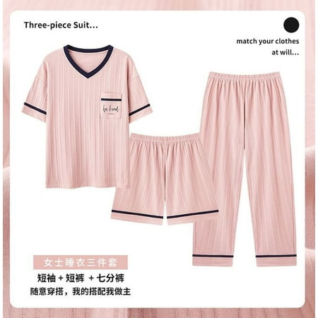 QWZNDZGR Brand 3 Piece Sets Elegant Purple Sleepwear Female Night Suit Polka Dots Women s Pajamas Pyjamas Loose Comfort Home Pijama Mujer
QWZNDZGR Brand 3 Piece Sets Elegant Purple Sleepwear Female Night Suit Polka Dots Women s Pajamas Pyjamas Loose Comfort Home Pijama Mujer