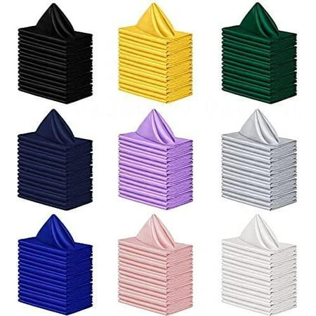 QING SUN Square Napkin Cloth - Soft and Smooth Fabric Satin Napkin Cloth Multipurpose Hotel Wedding Party 11.8*11.8In 20pcs
QING SUN Square Napkin Cloth - Soft and Smooth Fabric Satin Napkin Cloth Multipurpose Hotel Wedding Party 11.8*11.8In 20pcs