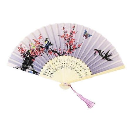 NUOH Folding Fan Anti-deform Chinese Style Bamboo Tassel Flower Printed Handheld Fan for Home
NUOH Folding Fan Anti-deform Chinese Style Bamboo Tassel Flower Printed Handheld Fan for Home