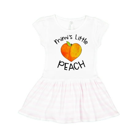Inktastic Mimi s Little Peach Cute Peach Heart Gift Toddler Girl Dress