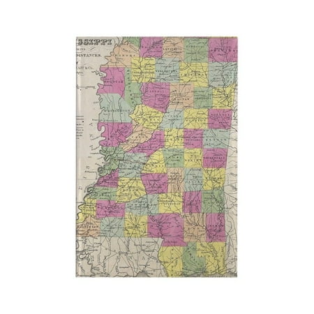CafePress - Vintage Map Of Mississippi (1853) - Rectangle Magnet 2 x3 Refrigerator Magnet
CafePress - Vintage Map Of Mississippi (1853) - Rectangle Magnet 2 x3 Refrigerator Magnet