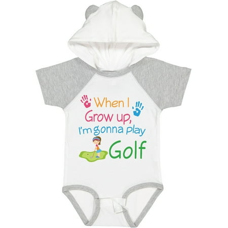 Inktastic Golfing Girls Future Golfer Gift Baby Girl Bodysuit