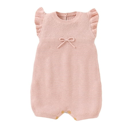 Zlekejiko Baby Knit Romper Cotton Sleeveless Boy Girl Solid Ruffles Sweater Clothes Baby Jumpsuit Baby Girl One Year Clothes Baby 3 Months
Zlekejiko Baby Knit Romper Cotton Sleeveless Boy Girl Solid Ruffles Sweater Clothes Baby Jumpsuit Baby Girl One Year Clothes Baby 3 Months