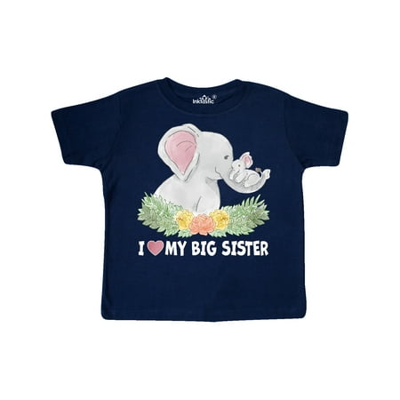 Inktastic I Love My Big Sister with Elephant Family with Flowers Gift Toddler Boy or Toddler Girl T-Shirt
Inktastic I Love My Big Sister with Elephant Family with Flowers Gift Toddler Boy or Toddler Girl T-Shirt