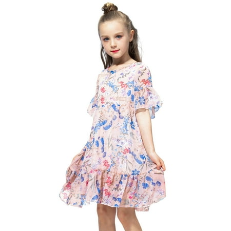 Toddler Dress Summer Short Sleeve Floral Printed Princess Dress Chiffon Bohemian Dress Fashion Kids Baby Sweet Sundress Outwear Leisure Dailywear
Toddler Dress Summer Short Sleeve Floral Printed Princess Dress Chiffon Bohemian Dress Fashion Kids Baby Sweet Sundress Outwear Leisure Dailywear