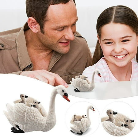 Paiwinds Colorful Simulation White Swan Family And Small Animals Suit Model Ornaments
Paiwinds Colorful Simulation White Swan Family And Small Animals Suit Model Ornaments