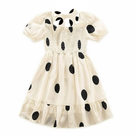 Girls Dresses Summer Clothes Big Children S Short Sleeved Square Neck Polka Dot Summer Formal Dress
Girls Dresses Summer Clothes Big Children S Short Sleeved Square Neck Polka Dot Summer Formal Dress