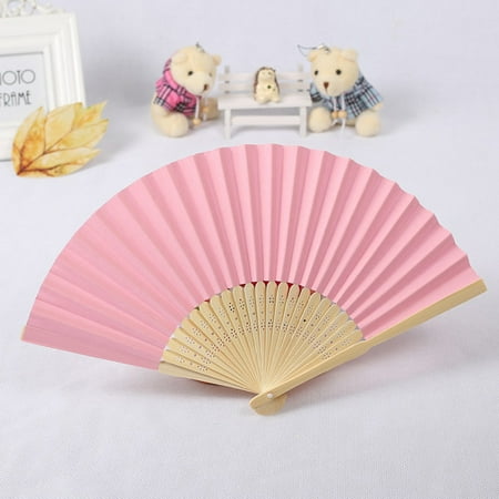 TANGNADE Pattern Folding Dance Wedding Party Lace Silk Folding Hand Held Solid Color Fan + Pink
TANGNADE Pattern Folding Dance Wedding Party Lace Silk Folding Hand Held Solid Color Fan + Pink