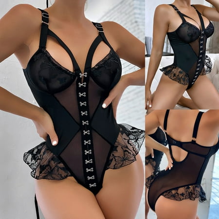 sebulube Women Lace Bodysuit Teddy Lingerie Sexy Lingerie Sleepwear Lace Underwear Pajama
sebulube Women Lace Bodysuit Teddy Lingerie Sexy Lingerie Sleepwear Lace Underwear Pajama