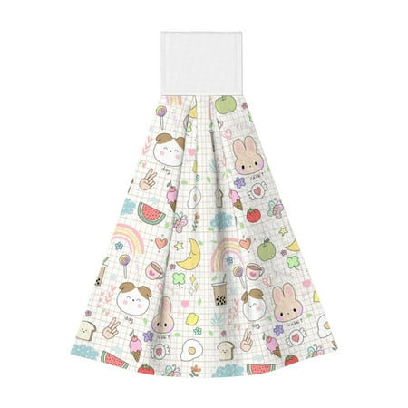 Zeuib Summer Rabbit Print Coral Velvet Hand Wipes Hanging Hand Towels Set with Hook & Loop Absorbent Towel for Bathroom Home
Zeuib Summer Rabbit Print Coral Velvet Hand Wipes Hanging Hand Towels Set with Hook & Loop Absorbent Towel for Bathroom Home