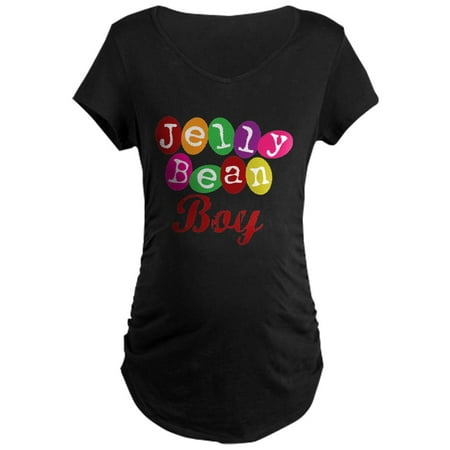CafePress - Jelly Bean Boy Maternity T Shirt - Maternity Dark T-Shirt