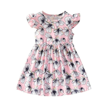 TAGOLD Infant Toddler Baby Girls Middle And Small Children s Flying Sleeve Print Dress Princess Dress Pink 1-2 Years
TAGOLD Infant Toddler Baby Girls Middle And Small Children s Flying Sleeve Print Dress Princess Dress Pink 1-2 Years