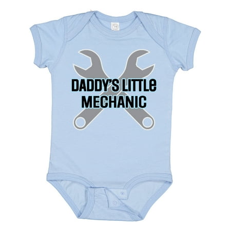 Inktastic Daddys Little Mechanic Baby Boy Gift Baby Boy Bodysuit 
Inktastic Daddys Little Mechanic Baby Boy Gift Baby Boy Bodysuit