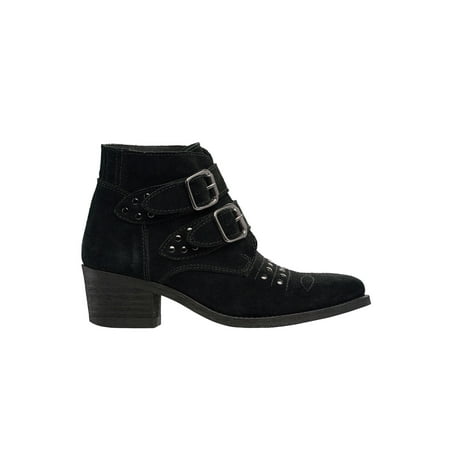 ellos Two Buckle Suede Bootie Short Ankle Boot Low Heel Women s Winter Shoes - 7 M Black
ellos Two Buckle Suede Bootie Short Ankle Boot Low Heel Women s Winter Shoes - 7 M Black