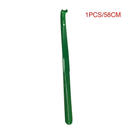 Plastic Shoe Horn Long Handle Durable Shoehorn Aid Stick for Home Hotel New.