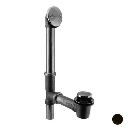 Tip Toe Bath Waste and Overflow with 2-Hole Faceplate - Oil Rubbed Bronze