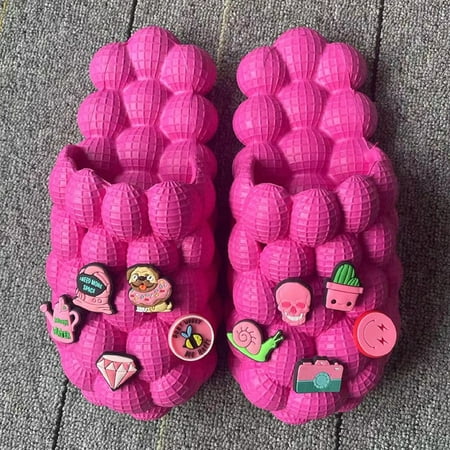 CoCopeaunt Personality DIY Summer Slides Women Outdoor Open Toe Slippers Bubble Massage Litchi Sandals Fashion Designer Sandals Men Clogs
CoCopeaunt Personality DIY Summer Slides Women Outdoor Open Toe Slippers Bubble Massage Litchi Sandals Fashion Designer Sandals Men Clogs