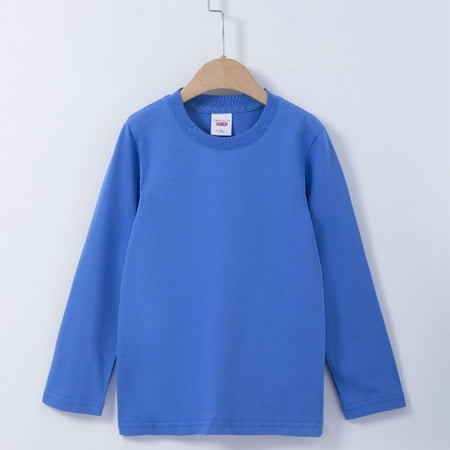Hbdhejl Toddler Boys Girls Shirts Kids Long Sleeve Basic Inside T Shirt Casual Tees Shirt Tops Solid Color Cloths Blue 8-9 Years
Hbdhejl Toddler Boys Girls Shirts Kids Long Sleeve Basic Inside T Shirt Casual Tees Shirt Tops Solid Color Cloths Blue 8-9 Years