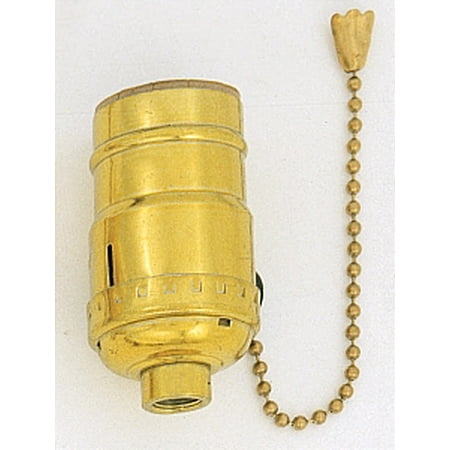 Satco Socket Brite Gilt Standard Base 3-Way
