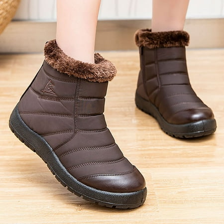 TALKVE Womens Boots Slip On Winter Flat Splashing Plus Velvet Warm Short Snow Boots
TALKVE Womens Boots Slip On Winter Flat Splashing Plus Velvet Warm Short Snow Boots
