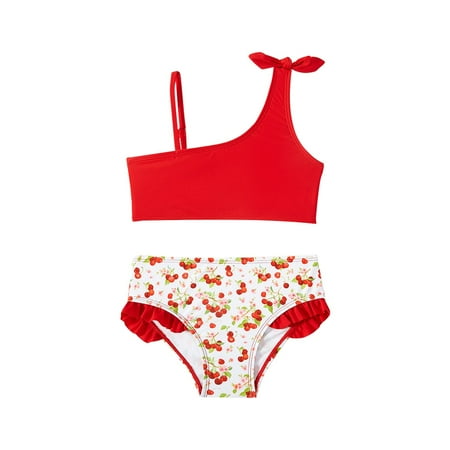 Gubotare Big Kids Girls Summer Print Cotton Sleeveless Holiday Shorts Beach Swimwear Fruit Print Swimsuit Red Bikini Girl Red 11-12 Years
Gubotare Big Kids Girls Summer Print Cotton Sleeveless Holiday Shorts Beach Swimwear Fruit Print Swimsuit Red Bikini Girl Red 11-12 Years