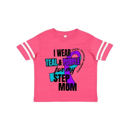 Inktastic Suicide Prevention I Wear Teal and Purple for My Step Mom Gift Toddler Boy or Toddler Girl T-Shirt
Inktastic Suicide Prevention I Wear Teal and Purple for My Step Mom Gift Toddler Boy or Toddler Girl T-Shirt