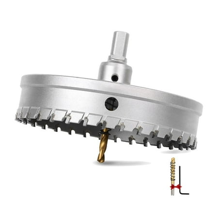 Orgry 4.33 丨110mm Heavy Duty Carbide Hole Saw Hole Cutter for Stainless Steel Sheet Metal Iron Plastic
Orgry 4.33 丨110mm Heavy Duty Carbide Hole Saw Hole Cutter for Stainless Steel Sheet Metal Iron Plastic