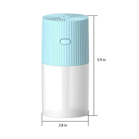 Loopsun Kitchen Appliances Portable Mini Humidifier 300ml Small Cool Mist Humidifier USB Personal Desktop Humidifier 2 Mist Modes Super Quiet With Night Light
Loopsun Kitchen Appliances Portable Mini Humidifier 300ml Small Cool Mist Humidifier USB Personal Desktop Humidifier 2 Mist Modes Super Quiet With Night Light