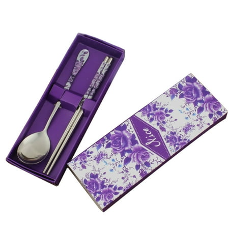 iaksohdu 2Pcs/Set Stainless Steel Outdoor Portable Spoon Chopsticks Dinnerware with Box
iaksohdu 2Pcs/Set Stainless Steel Outdoor Portable Spoon Chopsticks Dinnerware with Box