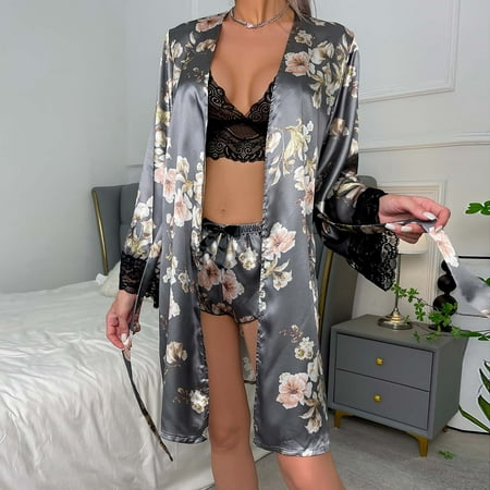 Kayannuo Pajamas Clearance Women s Fashion Homewear Pajamas Women s Three-piece Outerwear + Underwear + Shorts Pajama Set Homewear
Kayannuo Pajamas Clearance Women s Fashion Homewear Pajamas Women s Three-piece Outerwear + Underwear + Shorts Pajama Set Homewear