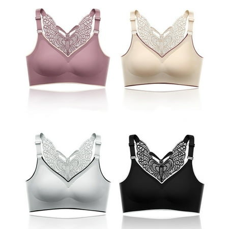 Women s Seamless Lace Bra Thin Breathable Underwear For Women Workout Yoga Bra L Gray
Women s Seamless Lace Bra Thin Breathable Underwear For Women Workout Yoga Bra L Gray