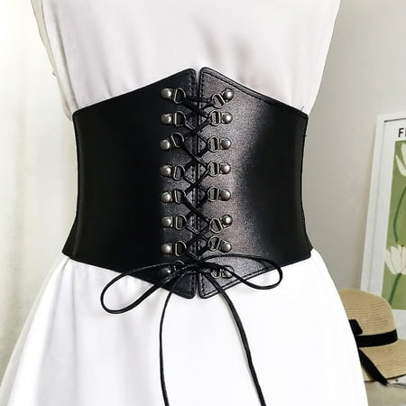 YOHOME Women s Waist Slim Fashion Elasticated Waistband Studded Punk